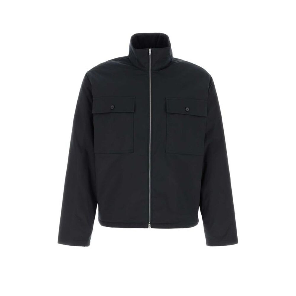 Jil Sander Men Midnight Blue Polyester Jacket